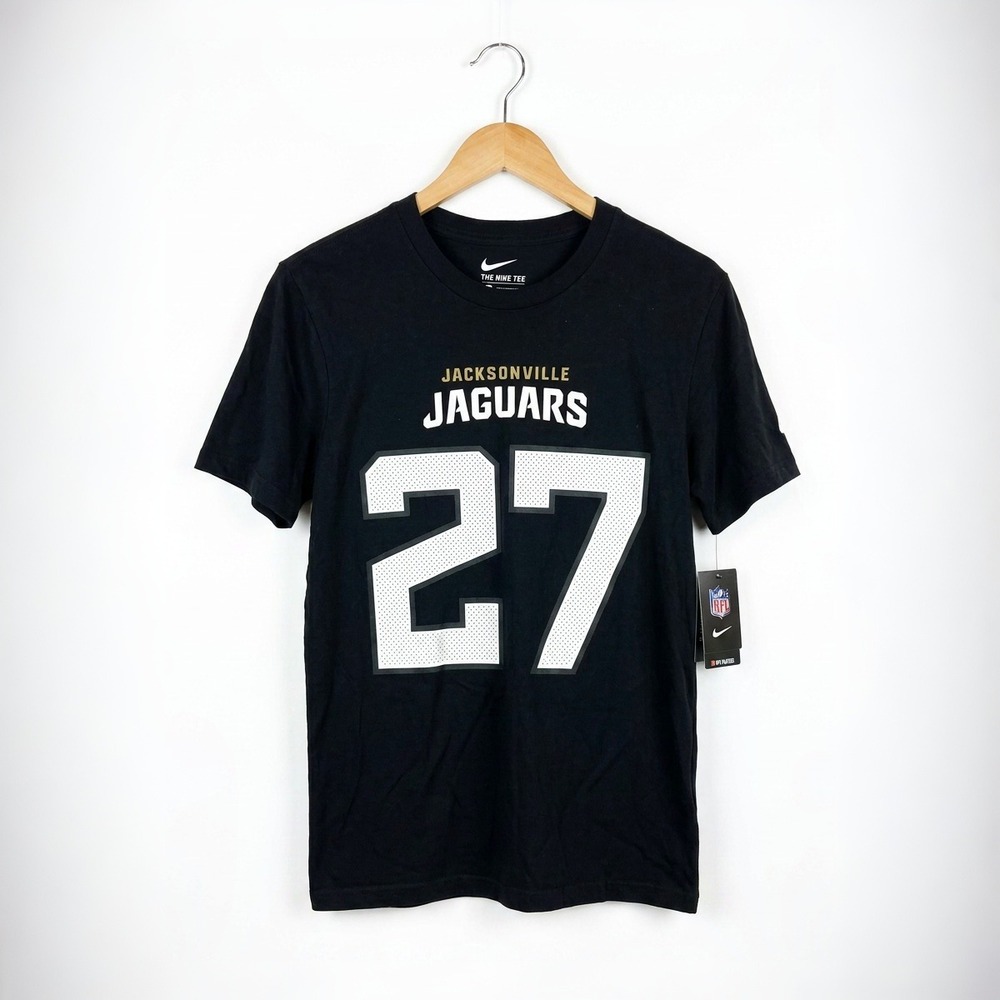Nike Jacksonville Jaguars Leonard Fournette #27 T-Shirt Black Youth Boys L NWT